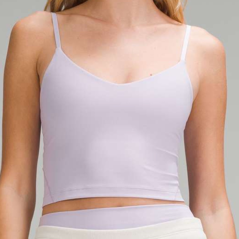Lululemon Align™ Cropped Cami Tank Top - Lilac Ether - Size 6 - NWoT